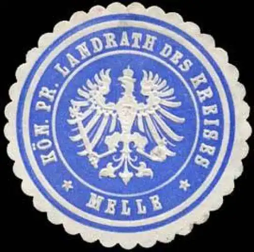 Königlich Preussischer Landrath des Kreises - Melle