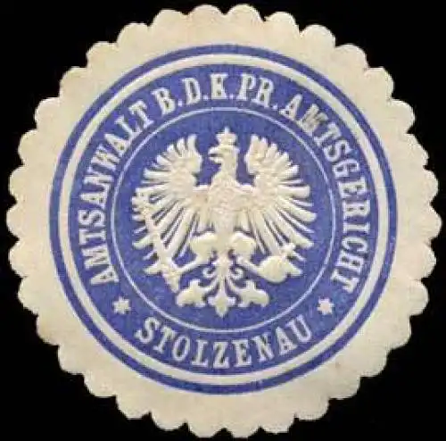 Amtsanwalt bei dem KÃ¶niglich Preussischen Amtsgericht - Stolzenau