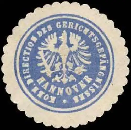 Koenigliche Direction des GerichtsgefÃ¤ngnisses - Hannover
