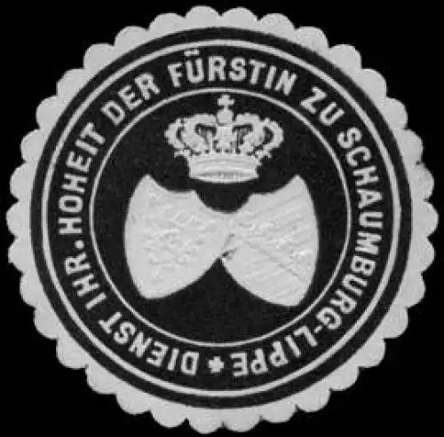 Dienst Ihrer Hoheit der Fürstin zu Schaumburg-Lippe