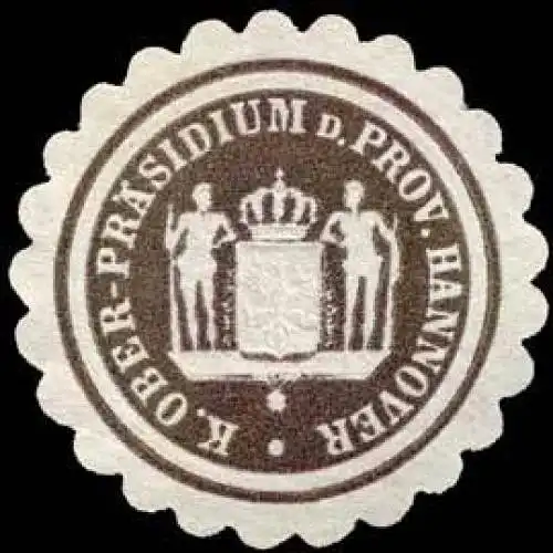 KÃ¶nigliches Ober - PrÃ¤sidium der Provinz Hannover
