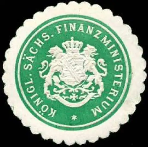 KÃ¶niglich SÃ¤chsisches Finanzministerium