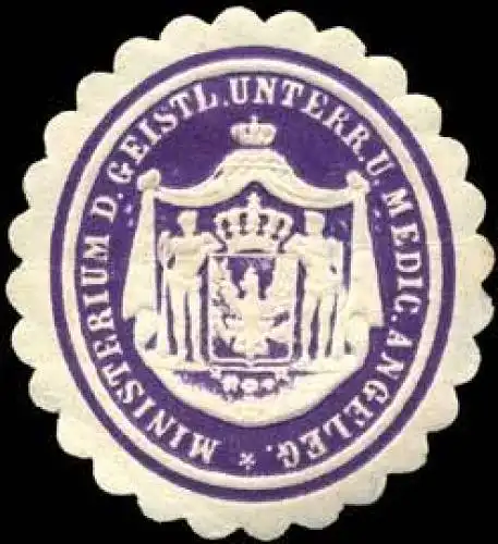 Ministerium des Geistlichen Unterrichts und Medicinischen Angelegenheiten