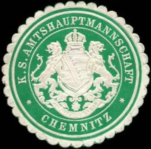 Königlich Sächsische Amtshauptmannschaft - Chemnitz