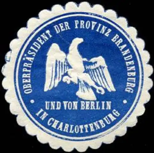 OberprÃ¤sident der Provinz Brandenburg und von Berlin in Charlottenburg