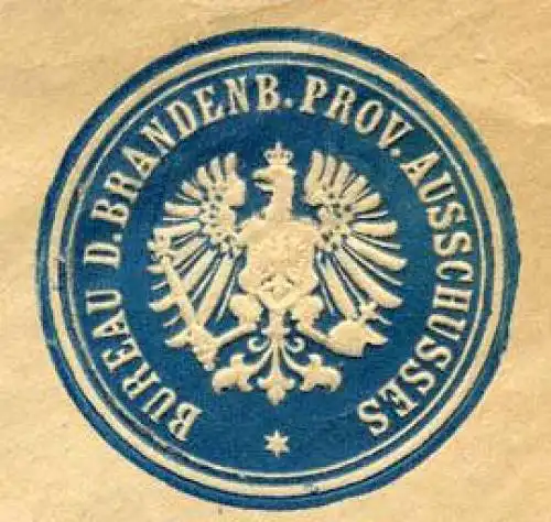 Bureau des Brandenburger Provinz Ausschusses