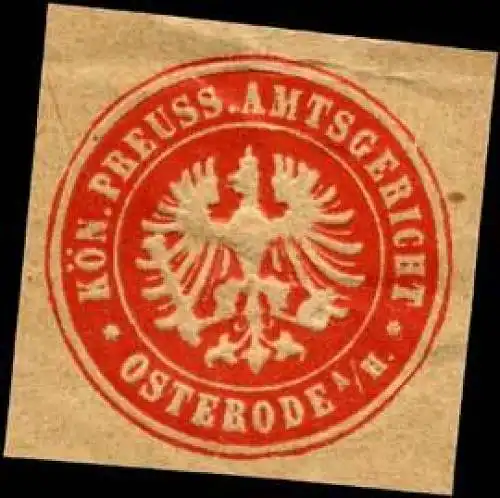 KÃ¶niglich Preussisches Amtsgericht - Osterode am Harz
