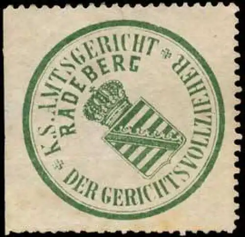 K.S. Amtsgericht Radeberg - Der Gerichtsvollzieher