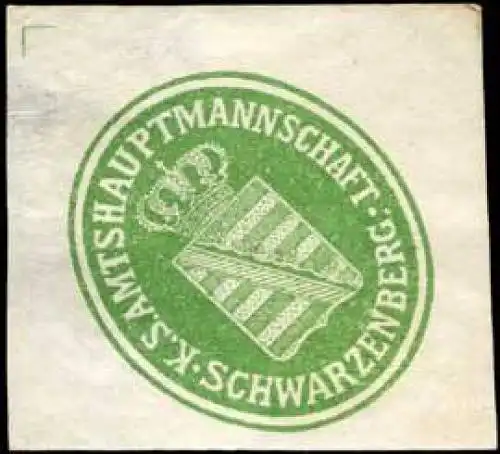 Königlich Sächsische Amtshauptmannschaft - Schwarzenberg