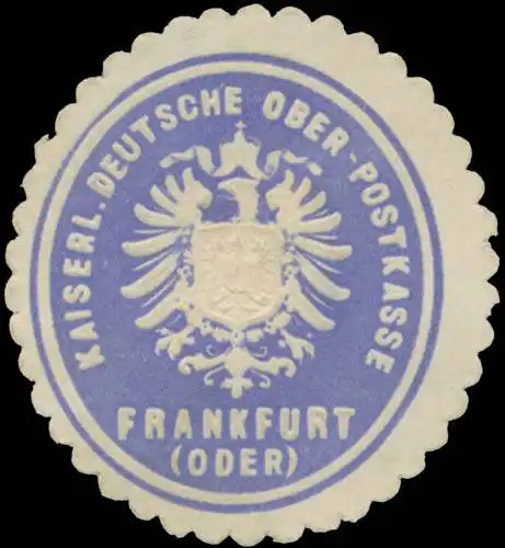 K. Deutsche Ober-Postkasse Frankfurt/Oder