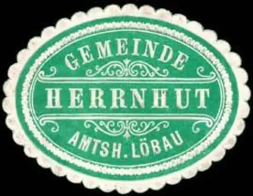 Gemeinde Herrnhut - Amtshauptmannschaft LÃ¶bau