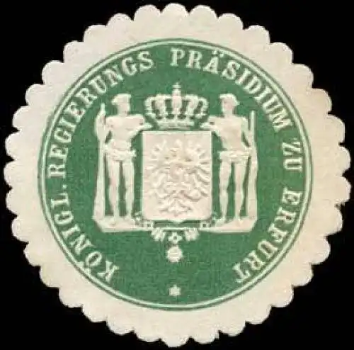 Königliches Regierungs Präsidium zu Erfurt