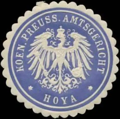 K.Pr. Amtsgericht Hoya