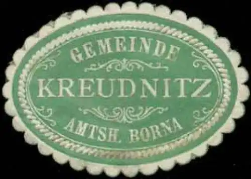 Gemeinde Kreudnitz Amtsh. Borna