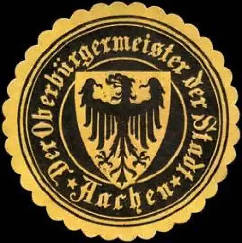 Der OberbÃ¼rgermeister der Stadt - Aachen