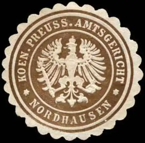Koeniglich Preussisches Amtsgericht - Nordhausen