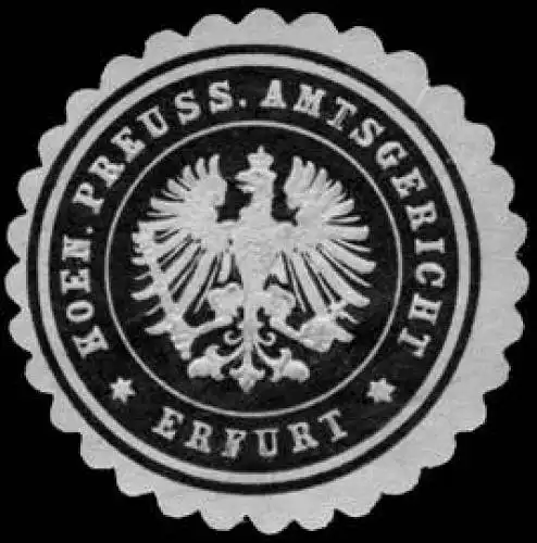 Koeniglich Preussisches Amtsgericht - Erfurt