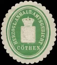 H. Anhalt. Amtsgericht KÃ¶then