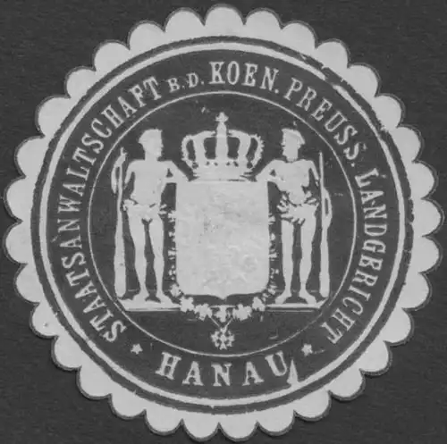 Staatsanwaltschaft b.d. K.Pr. Landgericht Hanau