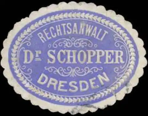 Rechtsanwalt Dr. Schopper