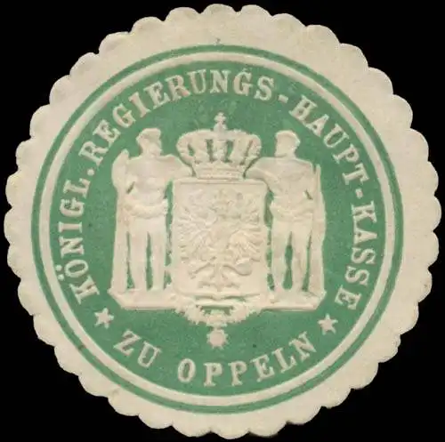 K. Regierungs-Haupt-Kasse zu Oppeln/Schlesien