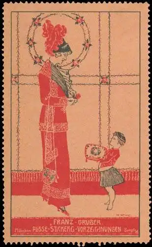 Plisse Stickerei Vorzeichnungen