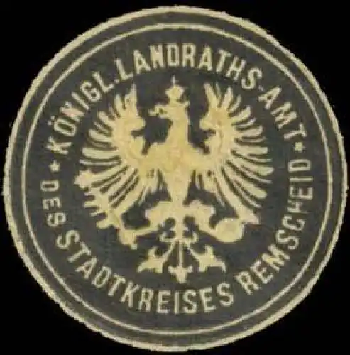 K. Landrathsamt des Stadtkreises Remscheid