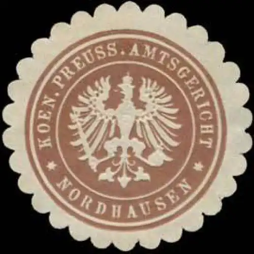 K.Pr. Amtsgericht Nordhausen