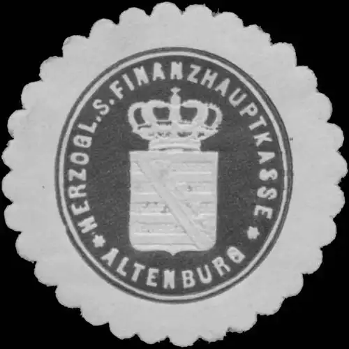 H. Finanzhauptkasse Altenburg