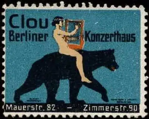 Konzerthaus Clou mit dem BÃ¤r
