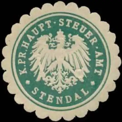 K.Pr. Haupt-Steuer-Amt Stendal