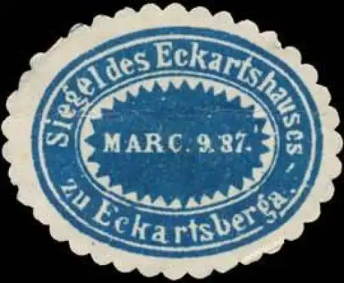 Siegel des Eckartshauses zu Eckartsberga