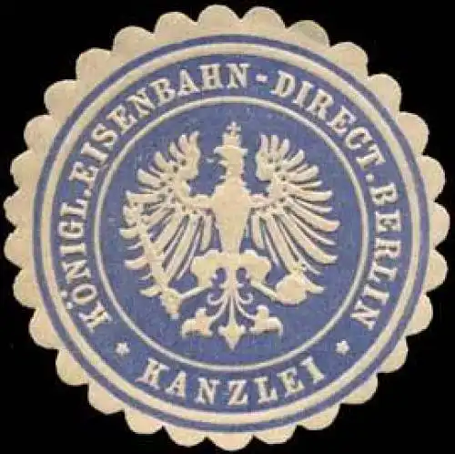 KÃ¶nigliche Eisenbahn - Direction Berlin - Kanzlei