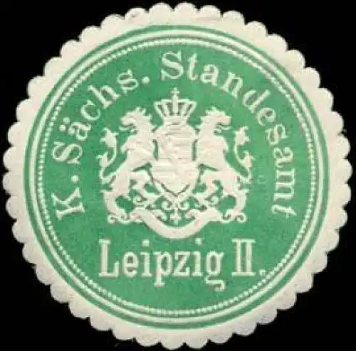 KÃ¶niglich SÃ¤chsisches Standesamt Leipzig II