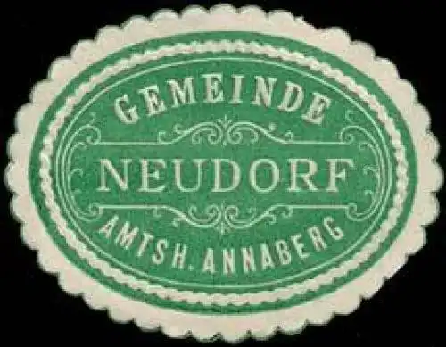 Gemeinde Neudorf - Amtshauptmannschaft Annaberg