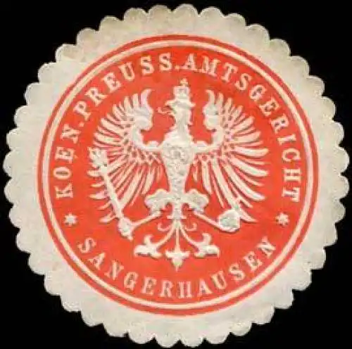 Koeniglich Preussisches Amtsgericht - Sangerhausen