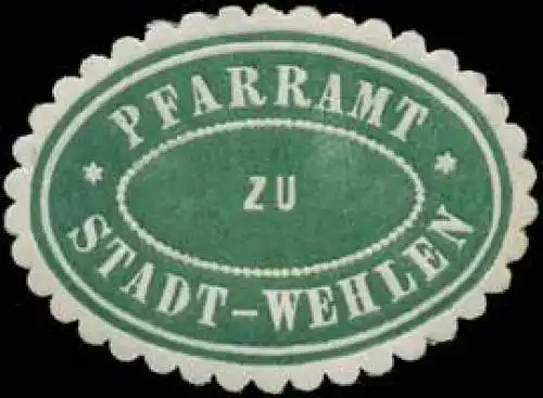 Pfarramt zu Stadt-Wehlen