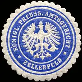 Königlich Preussiche Amtsgericht - Zellerfeld