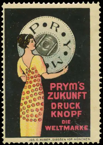 Pryms Zukunft Druckknopf die Weltmarke