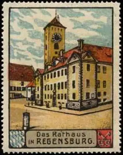 Das Rathaus in Regensburg