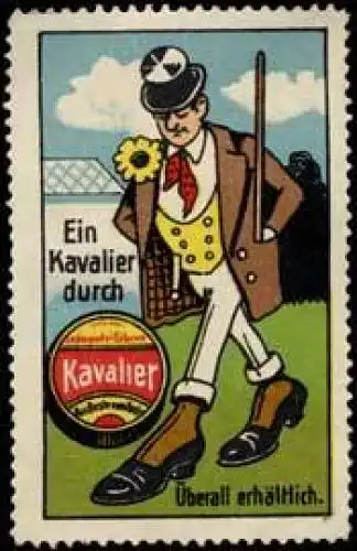 Ein Kavalier durch Kavalier Ledeputz-Creme