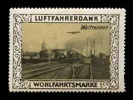 Wettrennen Eisenbahn - Flugzeug