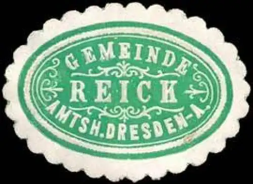 Gemeinde Reick - Amtshauptmannschaft Dresden-Altstadt