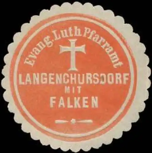 Evang. Luther. Pfarramt Langenchursdorf mit Falken