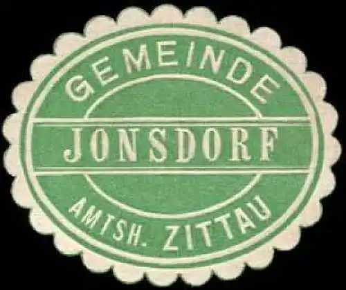 Gemeinde Jonsdorf - Amtshauptmannschaft Zittau