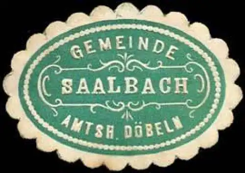 Gemeinde Saalbach - Amtshauptmannschaft DÃ¶beln