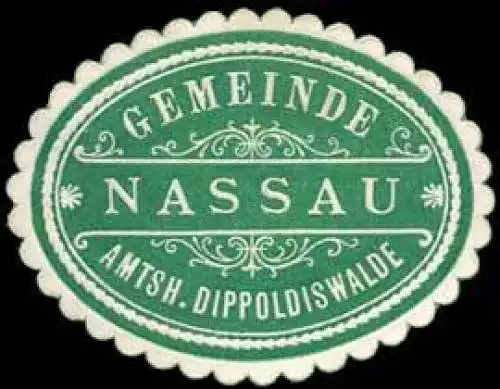 Gemeinde Nassau - Amtshauptmannschaft Dippoldiswalde