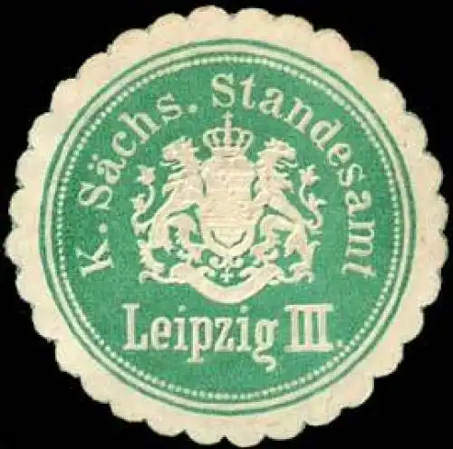 KÃ¶niglich SÃ¤chsisches Standesamt Leipzig III