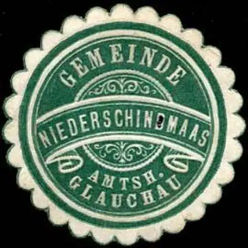 Gemeinde Niederschindmaas - Amtshauptmannschaft Glauchau