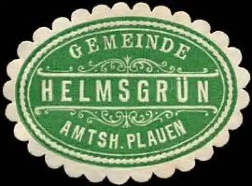 Gemeinde HelmsgrÃ¼n - Amtshauptmannschaft Plauen